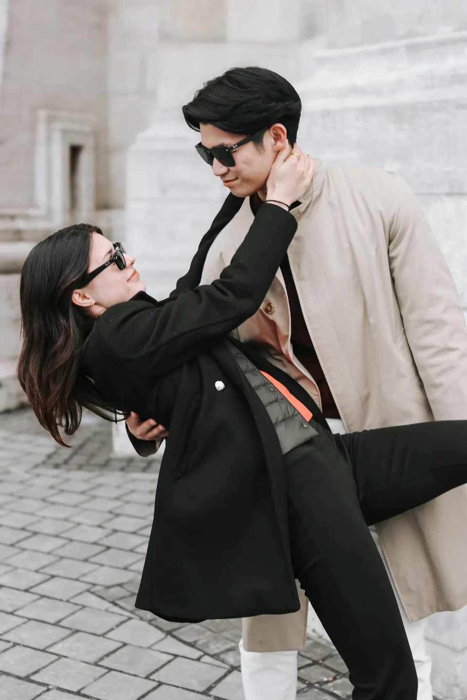 Couple dancing in Venice