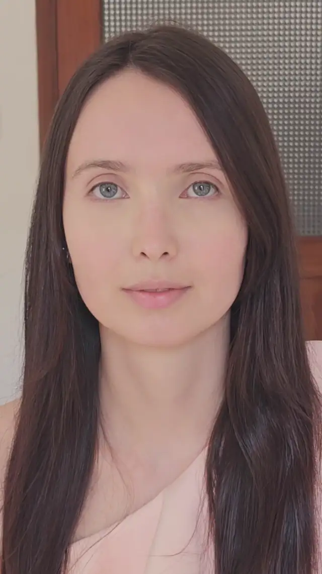 A face before bridal makeup, bare skin
